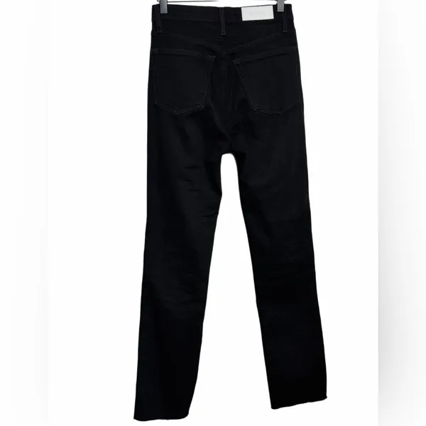 RE/DONE Black Straight Black Jet Jeans - Image 4
