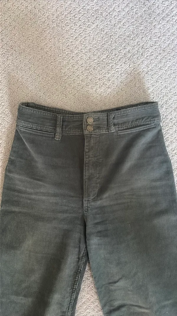 Thrills Green Corduroy Jeans - Image 7