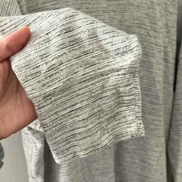 Aerie Drop Sleeve Heather Gray Sweater | Size Medium - Image 3