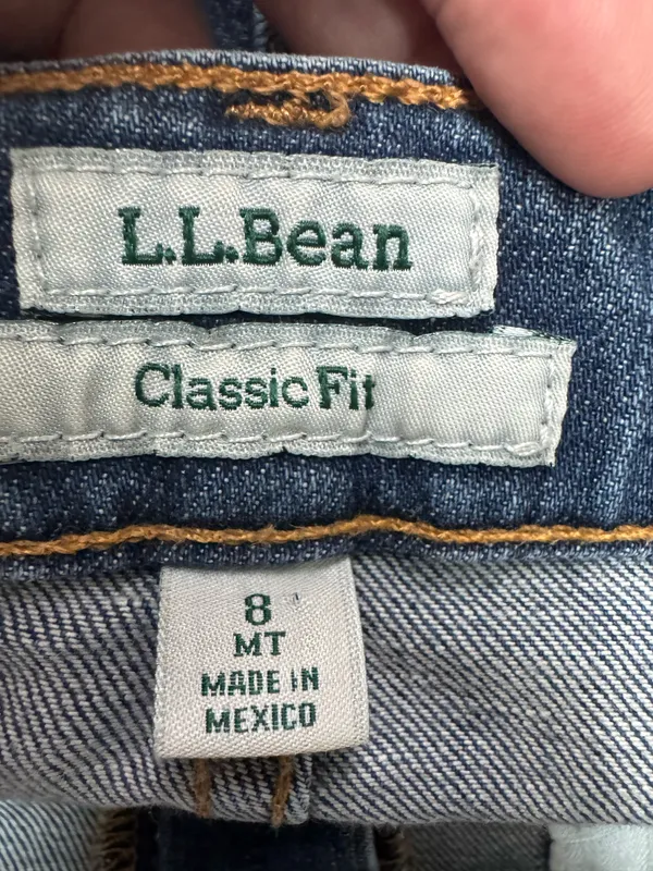 L.L. Bean Classic Fit Jeans Size 8 - Image 5