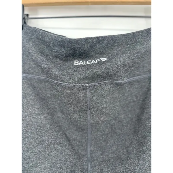 Baleaf Modern City Athletic High Rise Dark Gray Yoga Shorts Womens XL‎ Pockets - Image 4