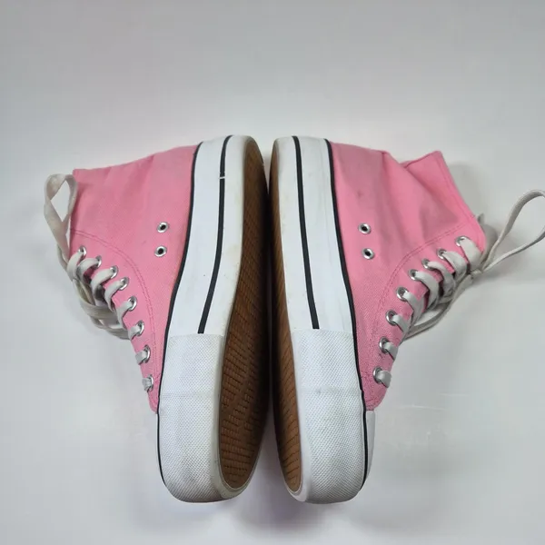 High Top Pink Women Shoes Size 7 Pink Girly College Thrashed - Image 2