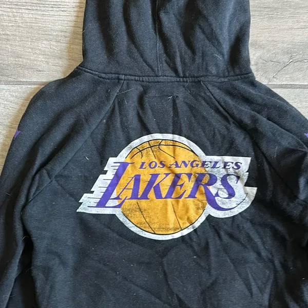 NBA Los Angeles lakers cropped hoodie - Image 5