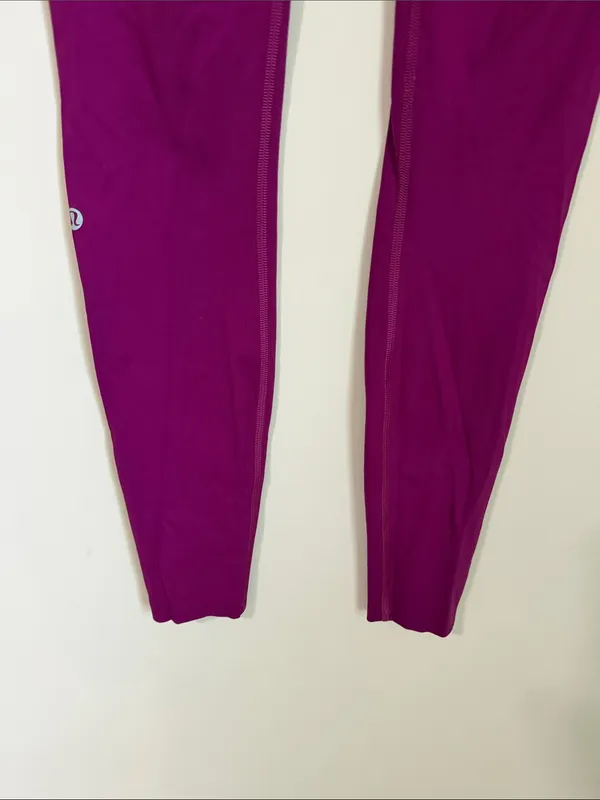 Lululemon Fast and Free High-Rise Tight Leggings Pockets Nulu‎ Sz 4 - Image 3