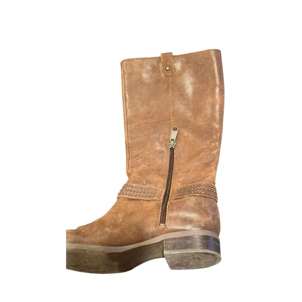 Jessica Simpson "Essence" Leather Riding Boots Size 6 - Image 5