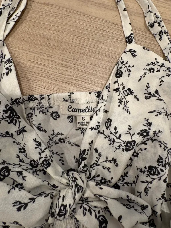Camilla White and Black Romper - Image 3