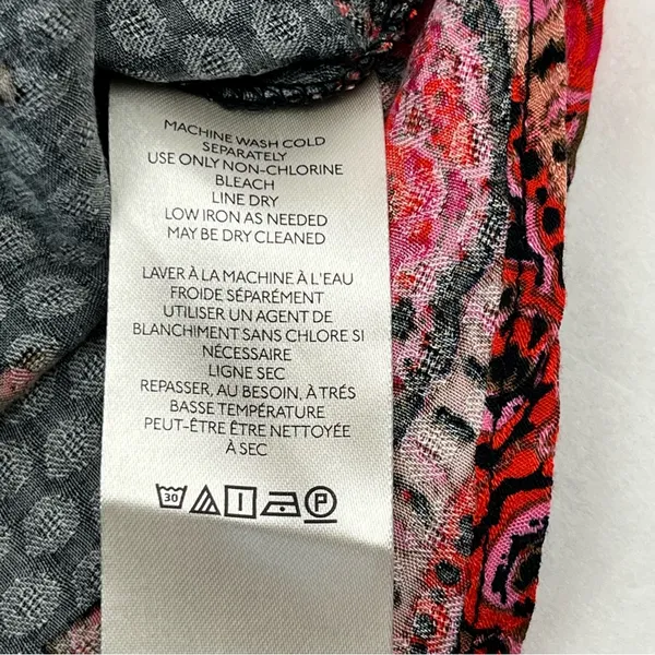 Free People‎ Silas Printed Tank Top Size XS Black Combo Sleeveless Pullover NEW - Image 7