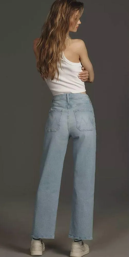 NWT MOTHER Denim The Patch Rambler Ankle Norway Dude Wash Size 25 - Image 3