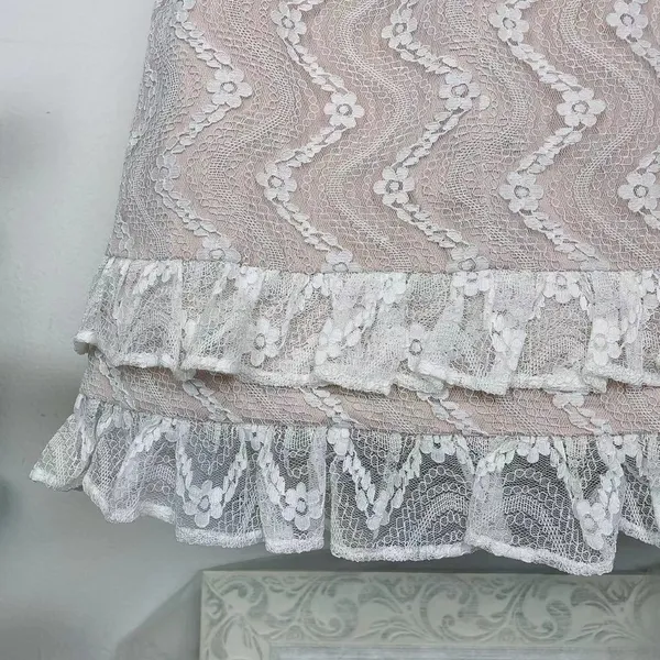 Bellevue the Label Short Sleeve Lace Mini Dress Small NWT - Image 3