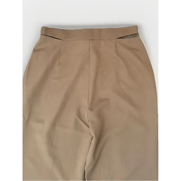 NWT Cider Khaki Cut Out Waist Wide Leg Trousers Womens XL Neutral Flowy Pants - Image 5