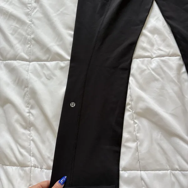 Lululemon Yoga Pants Leggings Womens 10 Black Quiet Luxury Activewear Outdoor‎ - Image 6
