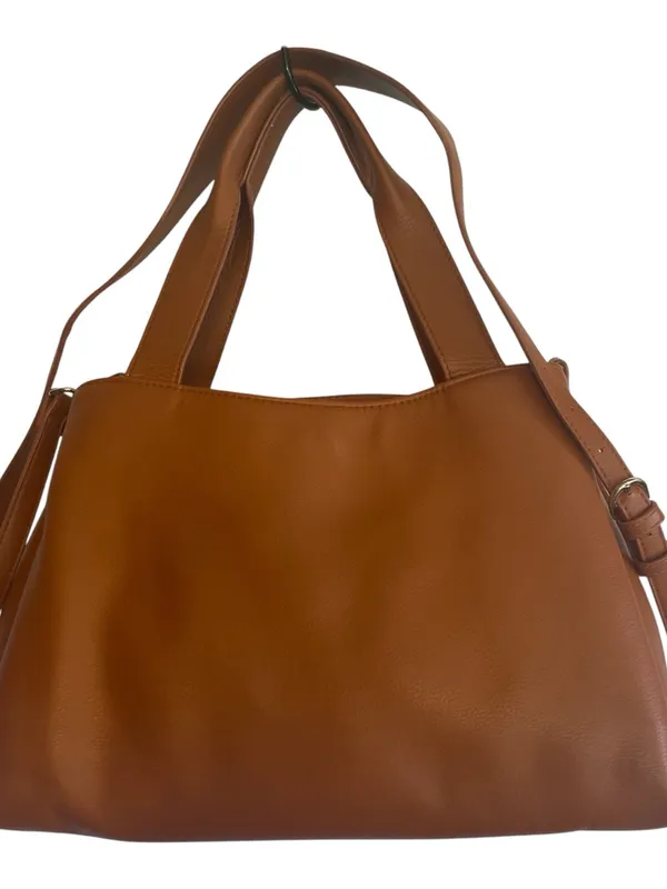 A New Day Chic Slouch Shoulder Bag Soft Boho Adjustable Strap Work Zip Pockets - Image 2