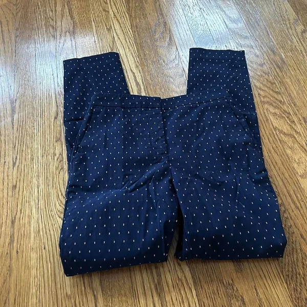 ZARA Navy Tailored-trousers - Image 2