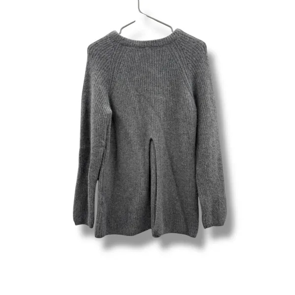 Jenni Kayne Cashmere Sweater Size Medium Gray 100% Women's Long Sleeve Luxe Cozy - Image 4