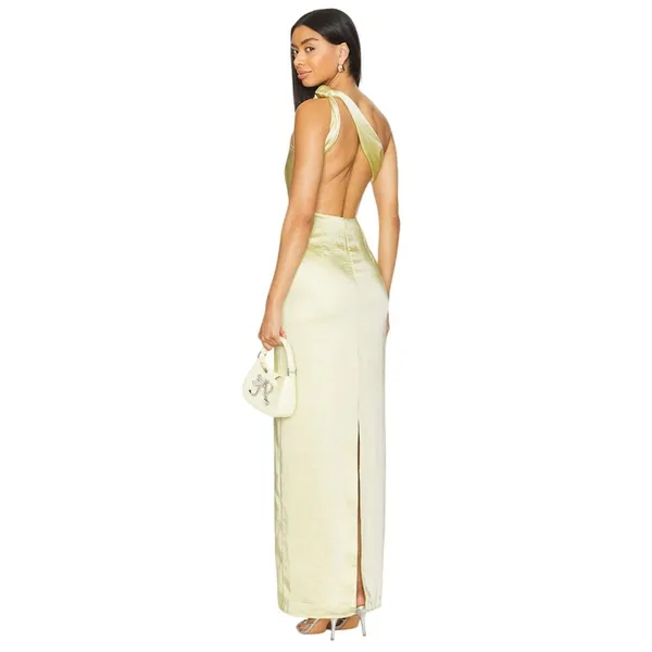 Lovers and Friends Bella Gown in Baby Yellow Small New Womens Maxi Dress - Image 2