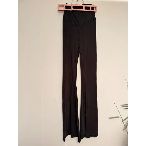 OFFLINE by Aerie Real Me High‎ Rise Flare Leggings Black XS - Image 2