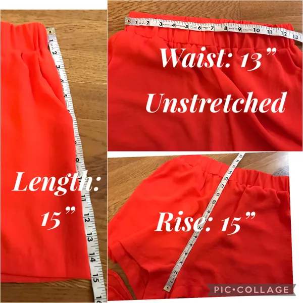 NWOT 2 Piece orange Outfit Shorts set size M - Image 8
