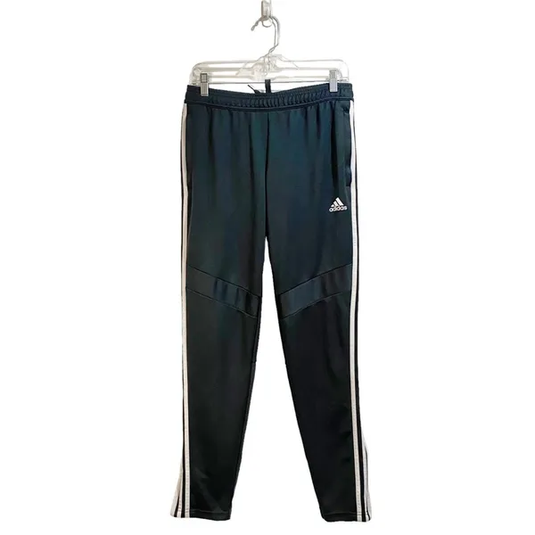 Adidas Navy Climalite Tiro 23 Track Pants White Stripe Sz M - Image 2