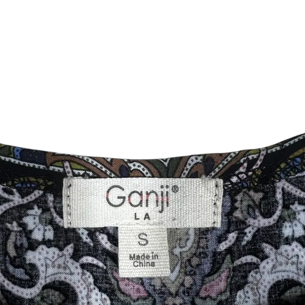 Ganji LA Boho Paisley Handkerchief Hem Maxi Dress Multi Color Festival Size S - Image 6