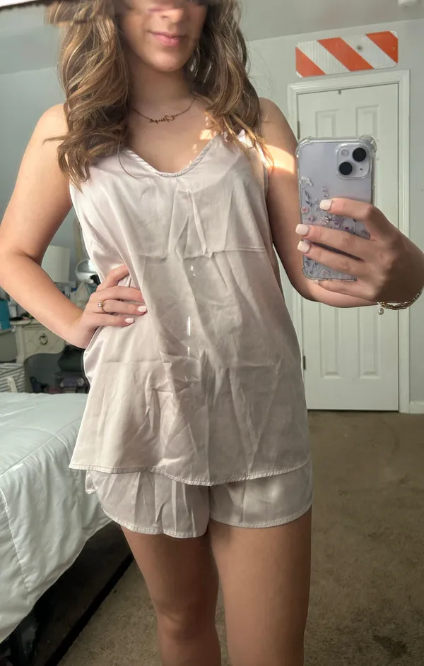 Stars Above Silk Pajama Set - Image 2