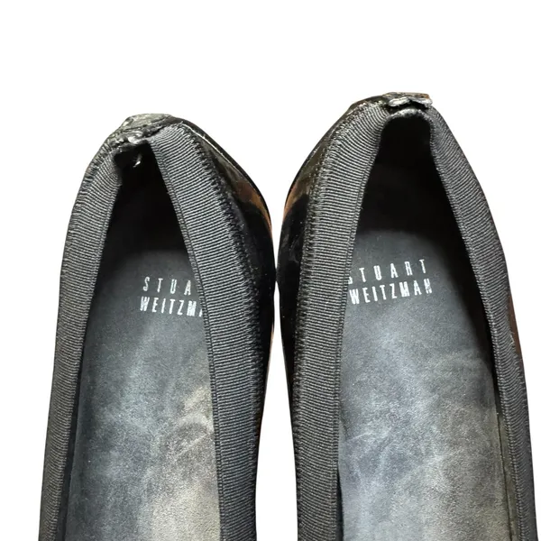Stuart Weitzman Shoes Womens Size‎ 8 Black Patent Leather Block Heel Dress Pumps - Image 3