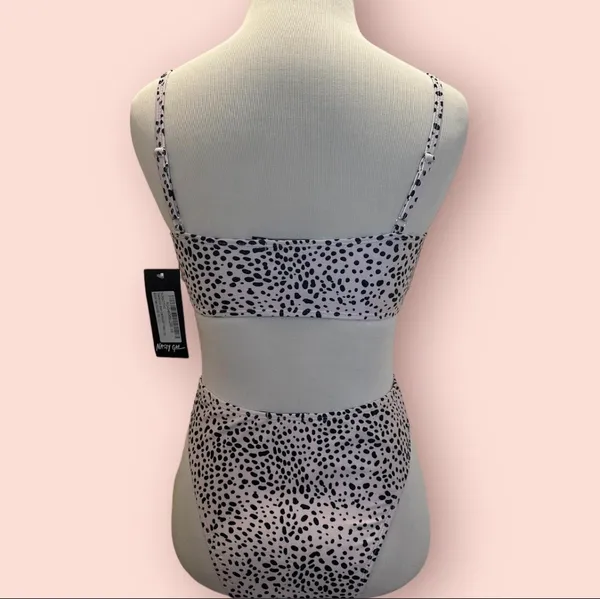 NWT Nasty Gal Dalmatian Bikini Set, Size 6, MSRP $34 - Image 6