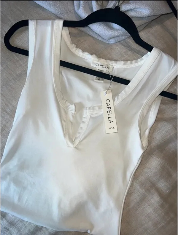 White bodysuit Size M - Image 2