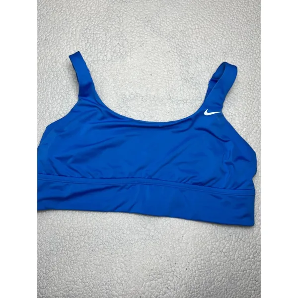 Nike Sports Bra Women's XXL Blue Plus Size Activewear Top Athleisure Sporty - Image 2