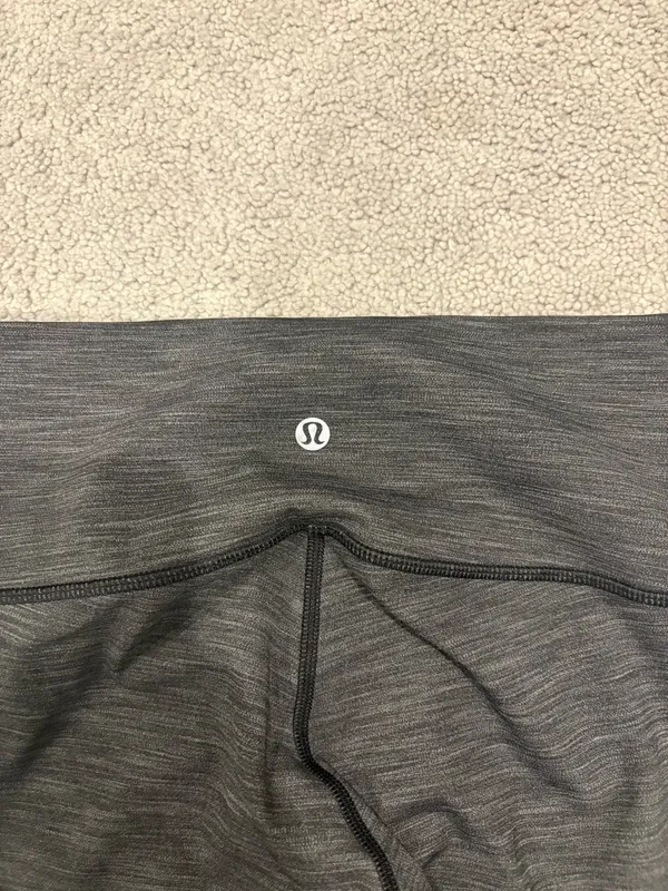 lululemon grey leggings 25” size 4  - Image 3