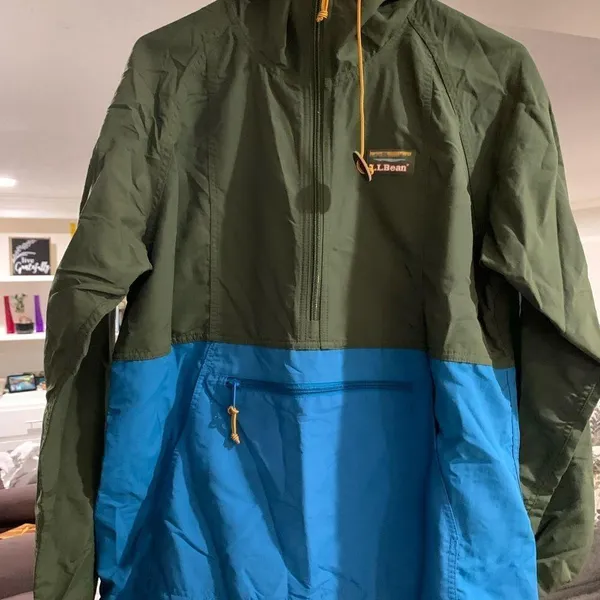 L.L. Bean Womens Katahdin Pullover Mountain Classic Anorak Hooded Coat Jacket S - Image 2