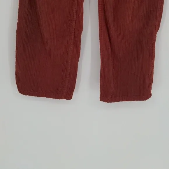 BDG Urban Outfitters Orange/Red Corduroy Straight Leg‎ Mid Rise Pant Size 25 - Image 7