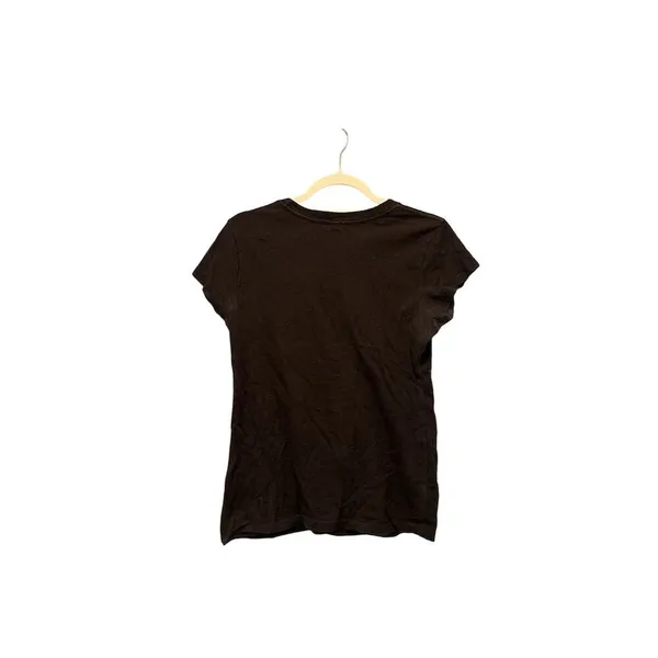 Old Navy Women's V-Neck High-Low Hem Black T-Shirt Size M - Image 4