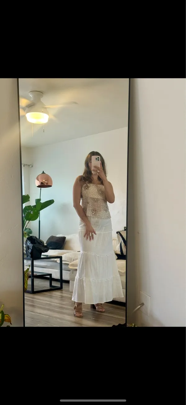 Edikted Floral Beaded Strapless Top  - Image 3