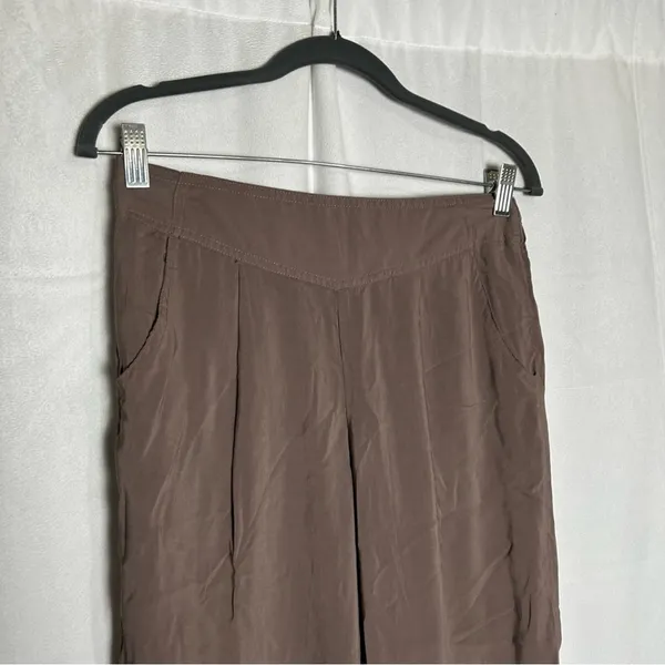 Free People Elastic Waist‎ Pull On Casual Relaxed Straight Leg Pants Size XS - Image 3