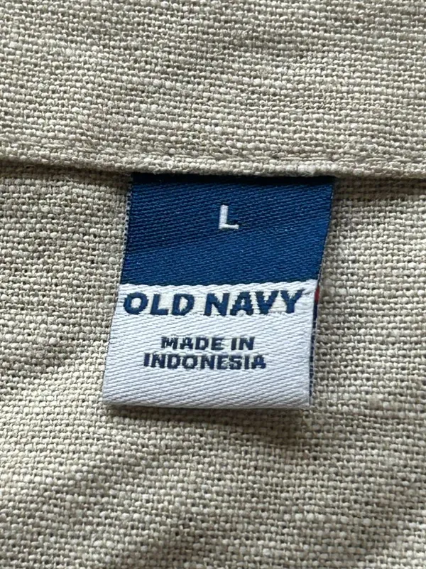 NWT Old Navy Cropped Square-Neck Linen-Blend Tank Top Size Large Preppy Minimal - Image 9