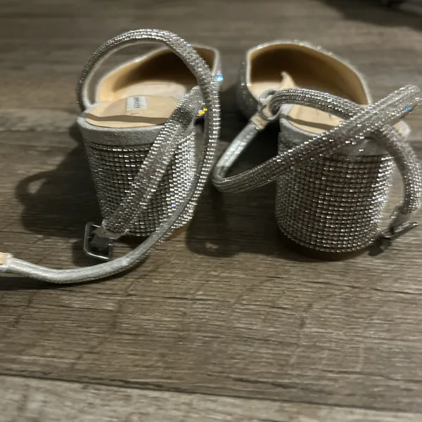 Alex Marie Sparkle Heels Silver - Image 3