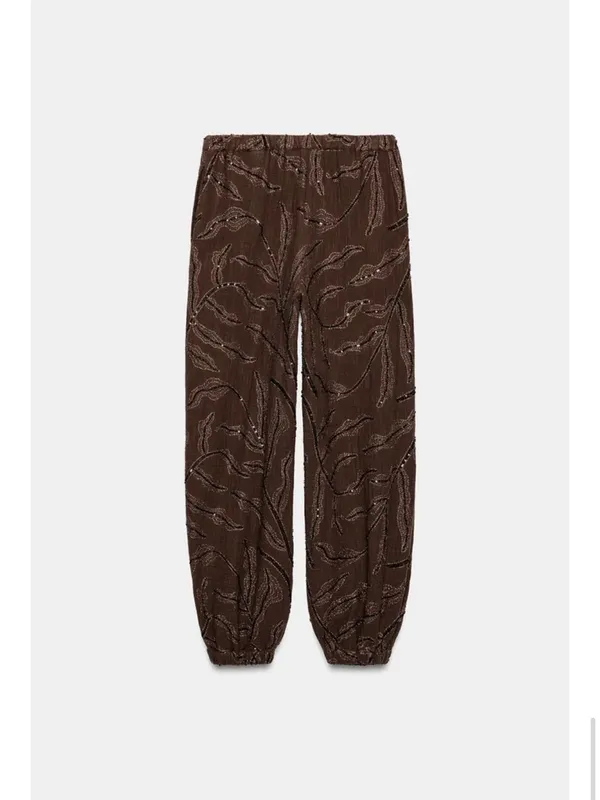 Zara sequin balloon pants. - Image 9