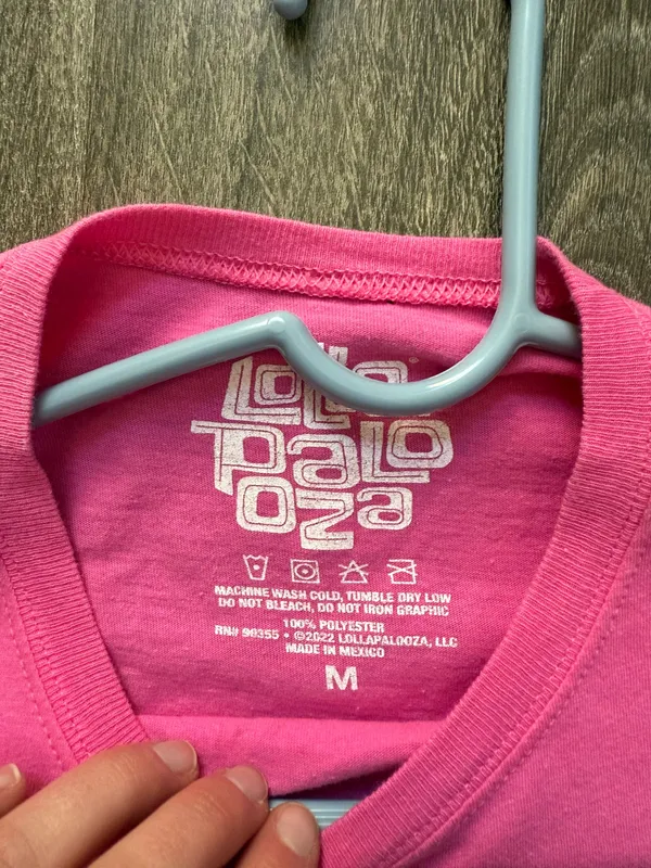 Urban Outfitters Pink Lolapaloza Baby Tee - Image 3