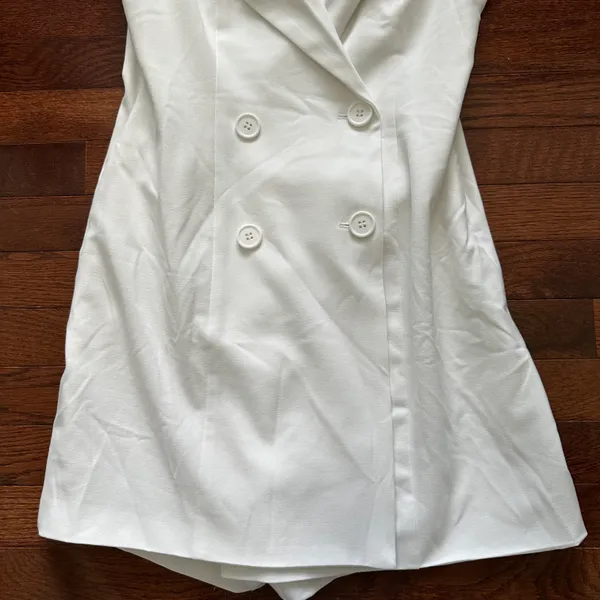 Nordstrom Halogen Sleeveless Blazer Romper - Image 3
