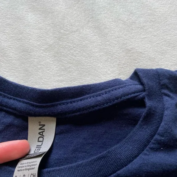 Notre Dame navy blue and yellow shirt - Image 6