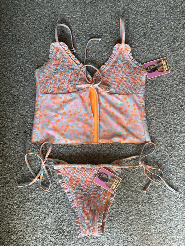 Strawberry milk mob tankini Orange Size M - Image 3