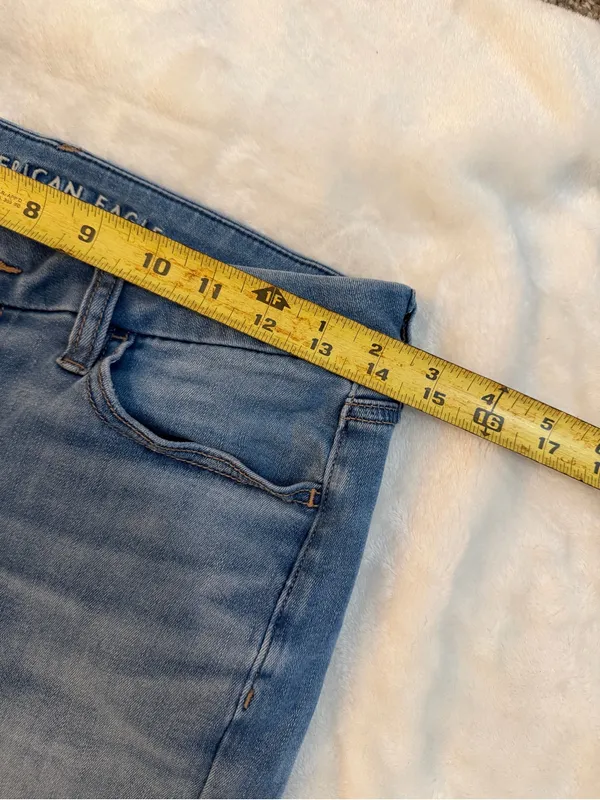 American Eagle Outfitters Medium Blue Skinny Jeans - Women's - Image 7