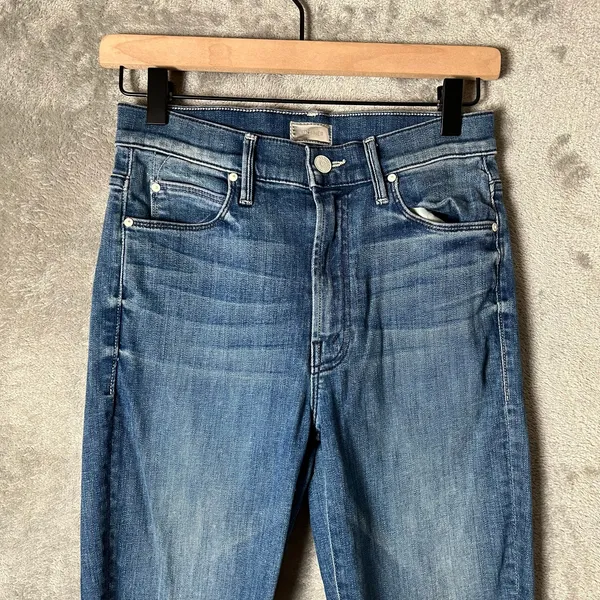 Mother Stunner Zip Ankle Step Fray Good Girls Do Blue Size‎ 26 - Image 11