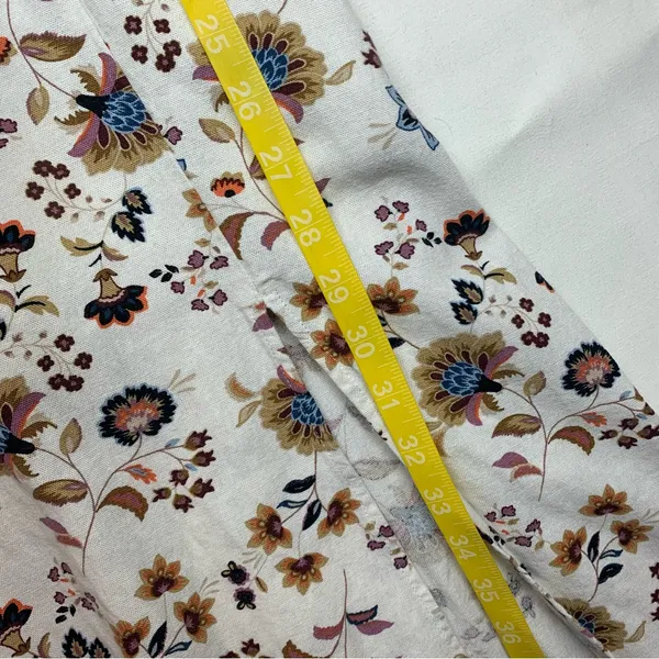 Audrey Parks x Francescas size small floral ivory midi dress cottage romantic bo - Image 8