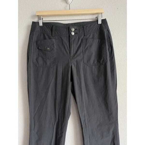 Marmot Delaney Women's Hiking‎ Pants Charcoal Gray Roll Up Convertible Size 6 - Image 6