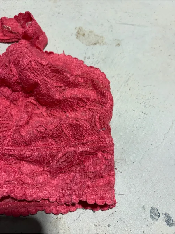 Free people intimately Lace Racerback Bralette coral small - Image 6
