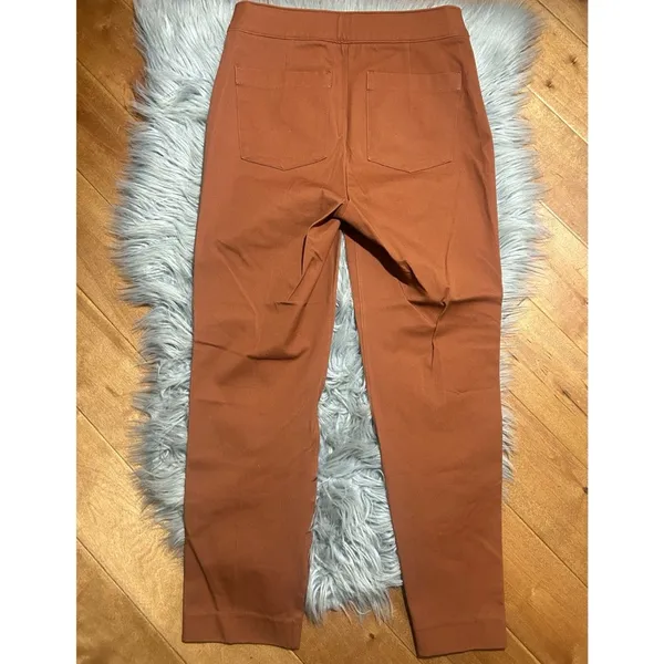 Spanx On The Go Ankle Slim Straight Pant Bronze Glow Size Medium - Image 5