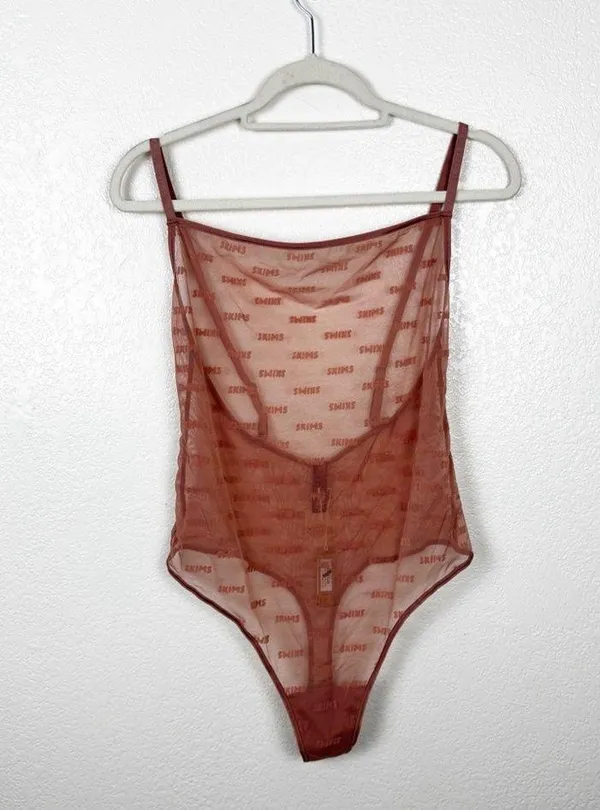 Skims After Hours Cami Bodysuit in Rose Clay Size 2X NWT - Image 3