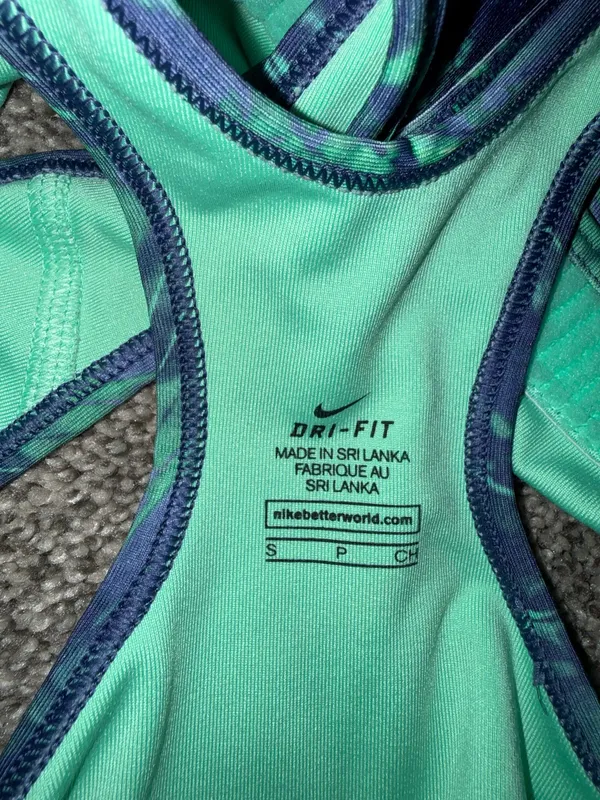 Nike Dri-Fit Jungle Floral Sport Bra Top Size Small - Image 4