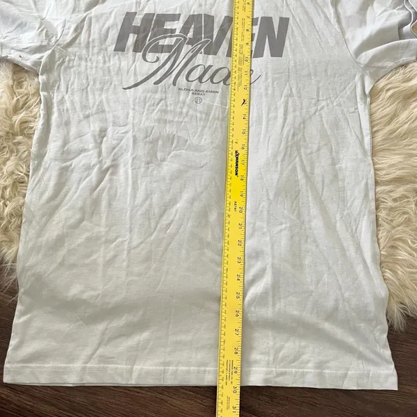 NWOT Aloha and Amen Heaven Made Lightweight Tee / Graphic T-shirt Size L - Image 5